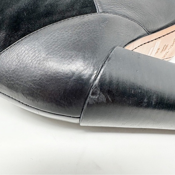 Rachel Zoe Leather Claudia Slouch Heeled Boots - Picture 12 of 13